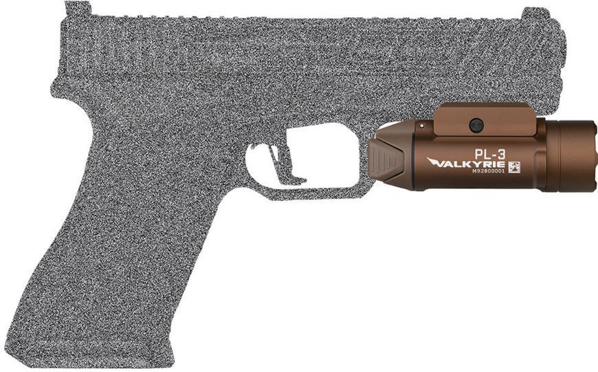 Фонарь Olight PL-3 Valkyrie. Desert Tan 2370.38.85 фото