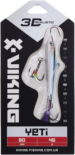 Балансир Viking Fishing Yeti Ice Jig 90mm 46.0g #11 Anchovy 1919.02.65 фото
