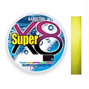 Шнур Duel Hardcore Super X8 150m Hi-Vis Yellow 9.0kg 0.17mm #1.0 (H4495-Y) H4495-Y фото