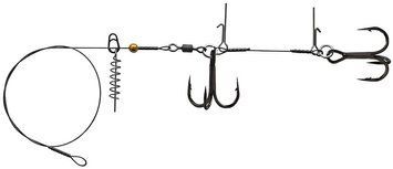 Монтаж Gurza Stinger Pike Rig Duo ST36 №1/0 (1шт) ц:black 6543.01.32 фото