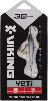 Балансир Viking Fishing Yeti Ice Jig 60mm 16.0g #3 Light Blue Glam 1919.02.25 фото