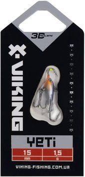 Балансир Viking Fishing Yeti Ice Jig 15mm 1.5g #20 Violet Anchovy 1919.04.43 фото