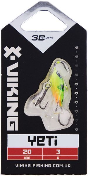 Балансир Viking Fishing Yeti Ice Jig 20mm 3.0g #5 Acid 1919.01.63 фото