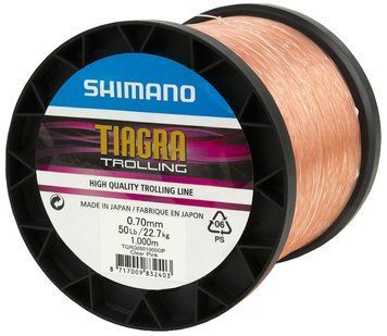Леска Shimano Tiagra Trolling 1000m 0.55mm 30lb/13.0kg 2266.35.37 фото