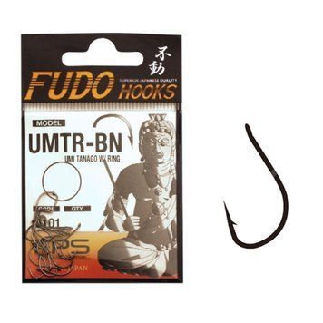 Гачки Fudo Umi Tanago W/Ring Black 13 (16 шт.) (FHBN310113) FHBN310113 фото