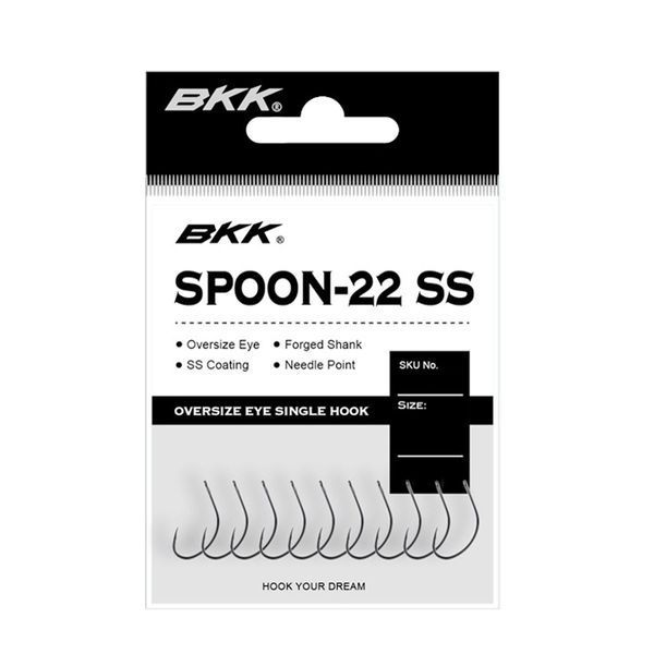 Гачок BKK для блешень Spoon-22SS #2/0 (A-ES-8149) A-ES-8149 фото