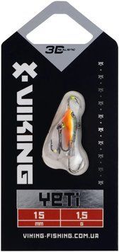 Балансир Viking Fishing Yeti Ice Jig 15mm 1.5g #21 Kingfisher Green 1919.04.44 фото