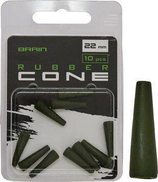 Конус Brain Rubber Cone 22mm (10 шт/уп) Green SGXA-90479-20 1858.25.16 фото