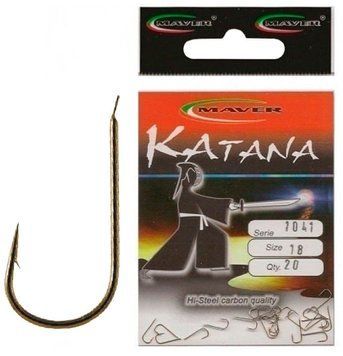 Крючок Maver Katana 1041A №18 (20шт/уп) 1300.31.85 фото