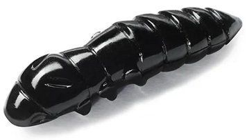 Силикон FishUP Pupa 0.9' cheese taste #101 - Black (12шт/уп) 1864.03.50 фото