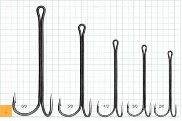 Двойник Gurza Double Hook X-Long BN Shank №8 (4шт/уп) 6543.00.23 фото