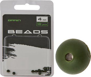 Бусинка Brain Beads 4mm (10 шт/уп) Green SGXA-9240-4 1858.25.30 фото