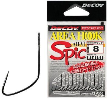 Крючок Decoy AH-6 Area Hook VI Spic #8 (12 шт/уп) 1562.05.34 фото
