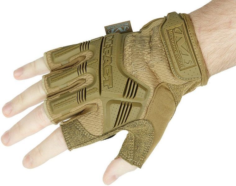Перчатки Mechanix M-Pact Fingerless. L. Coyote 754.00.21 фото
