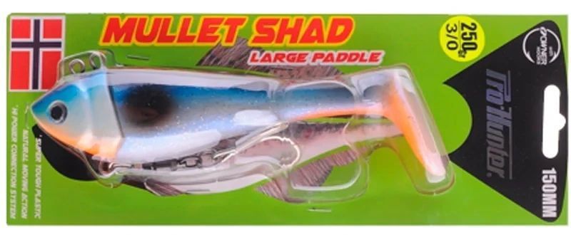 Силикон Prohunter Regular Paddle Mullet Shad 150mm 250g 6-Blue Orange + Uv 9637.00.14 фото