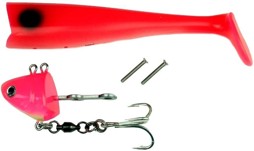 Силикон Prohunter Regular Paddle Mullet Shad 150mm 250g 6-Blue Orange + Uv 9637.00.14 фото