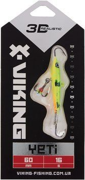 Балансир Viking Fishing Yeti Ice Jig 60mm 16.0g #5 Acid 1919.02.27 фото