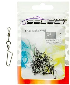 Вертлюжок с застежкой Select SF0037 size 2, 10 шт. 1870.20.73 фото