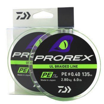 Шнур Daiwa Prorex UL Braid PE 135m 2.80kg 0.10mm #0.4 (12996-004) 12996-004 фото