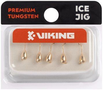 Мормышка вольфрамовая Viking Fishing Drop 0.46g 3mm Gold (5ш) 1919.03.67 фото