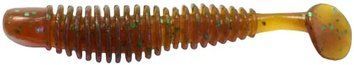 Силикон Reins Bubbring Shad 3" 565 Motor Oil Green Flake (8 шт/уп.) 1552.03.28 фото