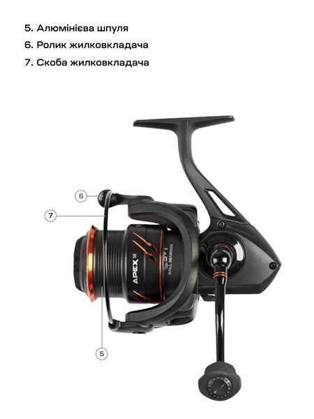Катушка Brain Apex SE 3000S 5+1BB 1858.52.08 фото