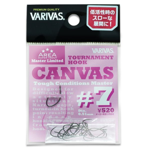Гачок форелевий Varivas Super Trout Area MLD Tournament Hook Canvas #6.5 15pcs (VA 671105) VA 671105 фото