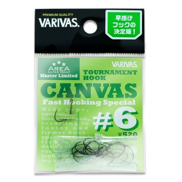 Гачок форелевий Varivas Super Trout Area MLD Tournament Hook Canvas #6.5 15pcs (VA 671105) VA 671105 фото