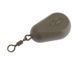 Грузило Carp Pro Flat Pear Weedy Green 35 г 100 г CPNL004-100 фото