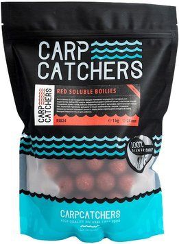 Бойлы Carp Catchers Soluble Boilies RED 24mm 1kg 1415.02.57 фото