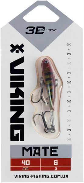 Балансир Viking Fishing Mate Ice Jig 40mm 6g #17 Brown Perch 1919.05.10 фото