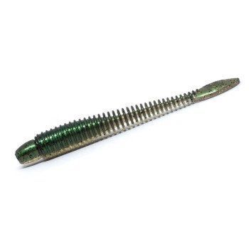 Силікон&nbsp;Lunker&nbsp;City&nbsp;Ribster&nbsp;4.5"&nbsp;#235&nbsp;Green&nbsp;Halo&nbsp;9шт. (89235) 89235 фото