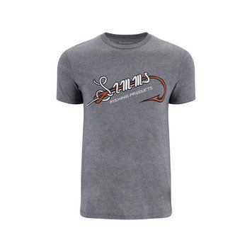 Футболка Simms Hook & Loop T-Shirt Athletic Heather L (14102-1099-40) 14102-1099-40 фото