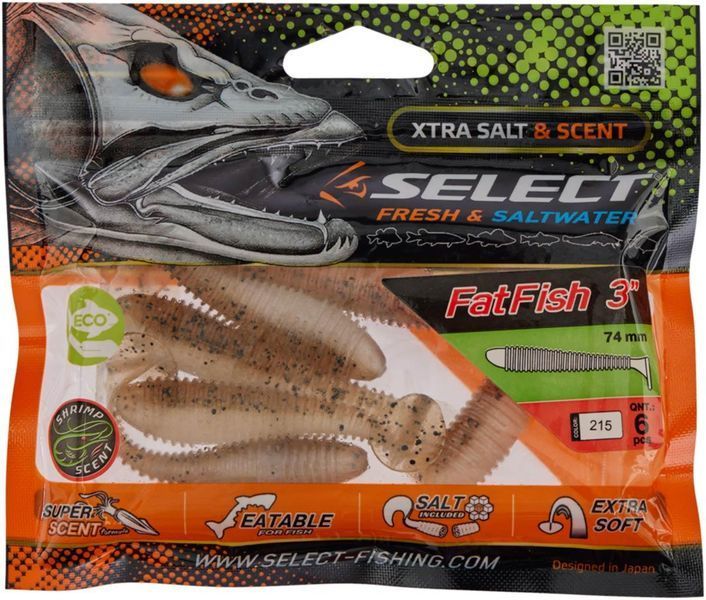 Силикон Select FatFish 3" #215 (6 шт/уп) 1870.71.94 фото