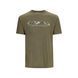 Футболка Simms Logo T-shirt RC Dark Clover/Military Heather L (12803-1097-40) 12803-1097-40 фото 1