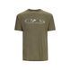 Футболка Simms Logo T-shirt RC Dark Clover/Military Heather L (12803-1097-40) 12803-1097-40 фото 2