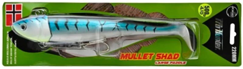 Силикон Prohunter Regular Paddle Mullet Shad 220mm 500g 2-Mackerel + Uv 9637.00.18 фото