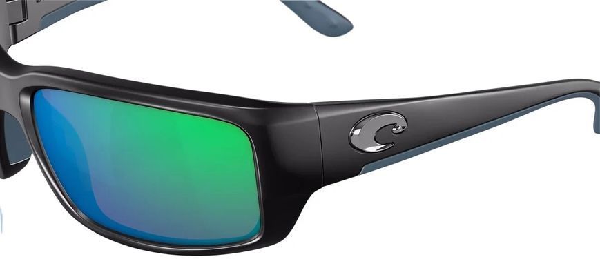 Очки Costa Del Mar Fantail Matte Black Green Mirror 580G 1796.12.64 фото