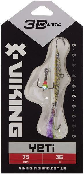 Балансир Viking Fishing Yeti Ice Jig 75mm 36.0g #13 Just Pike 1919.02.51 фото