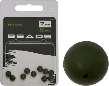 Бусинка Brain Beads 7mm (10 шт/уп) Green SGXA-9240-7 1858.25.33 фото