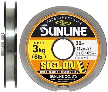 Леска Sunline Siglon V 30m #1.0/0.165mm 3.0kg 1658.04.90 фото