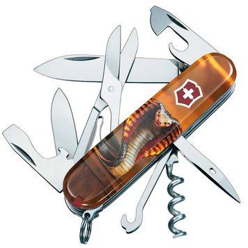 Нож Victorinox Swiss Army Climber Zodiac. Пламенная кобра 61.92.83 фото