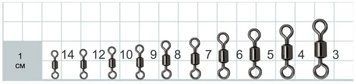 Вертлюжок Gurza Rolling Swivel BN #6 (10 шт./пач.) 6543.02.08 фото