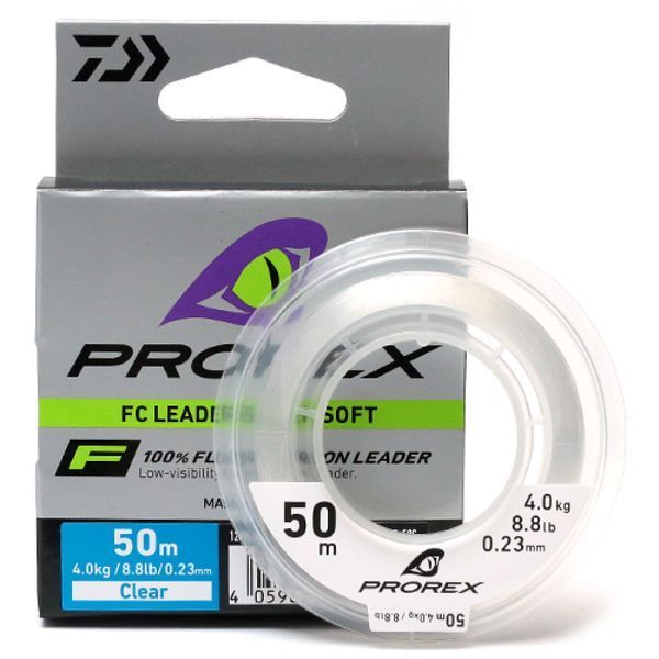 Флюорокарбон Daiwa Prorex FC Leader Super Soft 50m 2.9kg 0.20mm (12995-020) 12995-020 фото