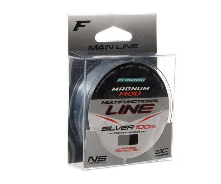 Жилка Flagman Magnum Mod Main Line Silver 100м 0.40мм MMLS10040 фото