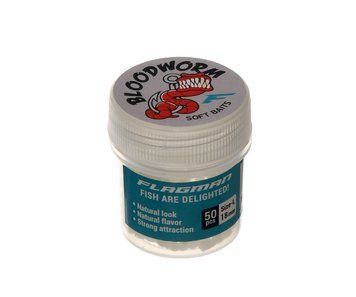 Червяк Flagman Blood Worm White FBDWW-L фото