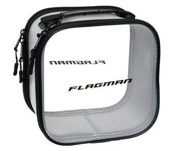 Сумка для зберігання Flagman EVA Gray Woven Bag With Two Transparent Covers M 22x22x14см 24x24x15 см FGEVA014 фото