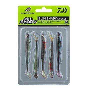 Силикон Daiwa Prorex Real Slim Shady Live Set 75mm 3.3g 5pcs #Live Set (15100-615) 15100-615 фото
