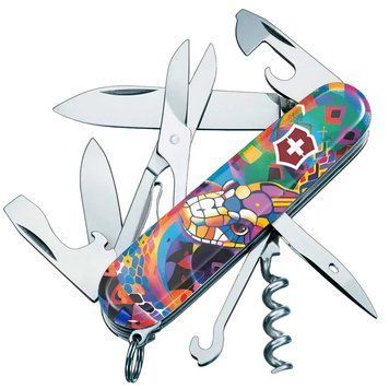Нож Victorinox Swiss Army Climber Zodiac. Яркая змея 61.92.84 фото
