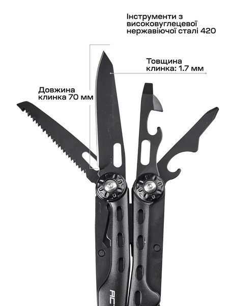 Мультитул Active Ranger Tool. Цвет - black 63.02.47 фото